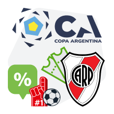 Elemento tabla 2 columnas campeón Copa Argentina River Plate Apuestas Online Argentina