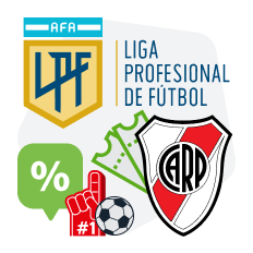 Elemento tabla 2 columnas campeón Liga Profesional River Plate Apuestas Online Argentina