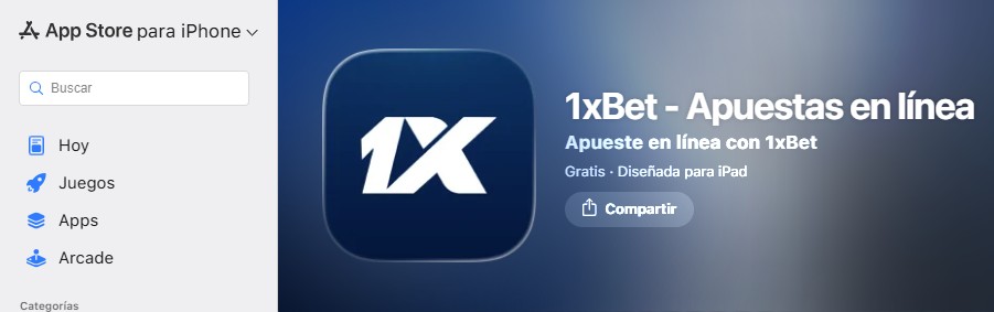 1xbet app