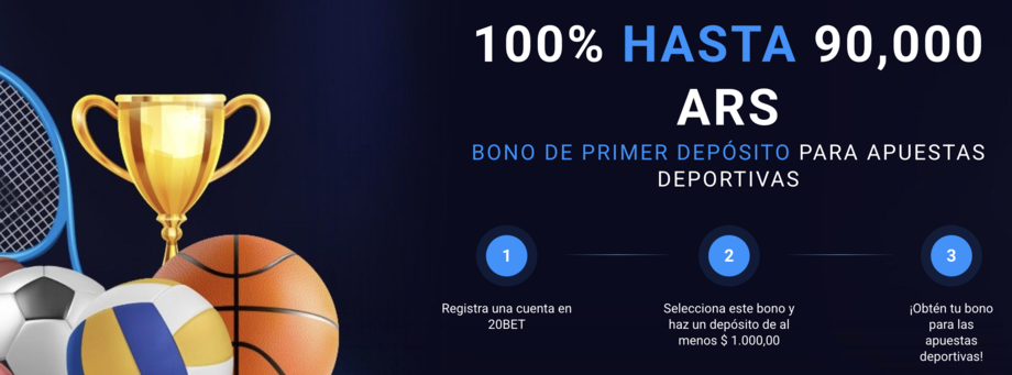 20bet argentina bono bienvenida apuestas