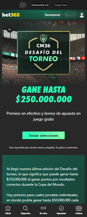 Torneos de bet365