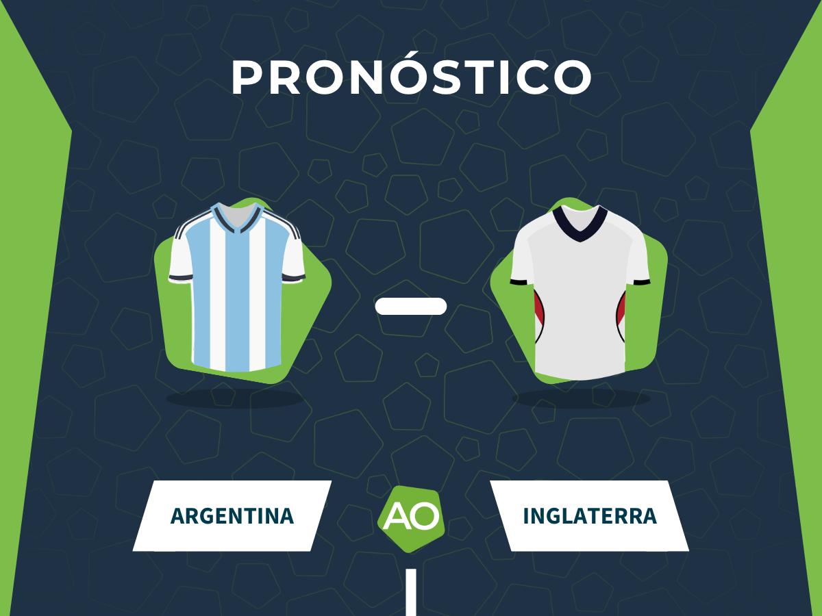 Imagen destacada al partido Argentina vs Inglaterra