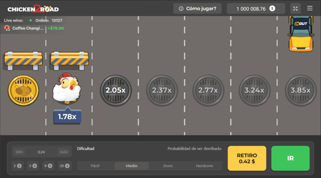 Captura del juego Chicken Road 2