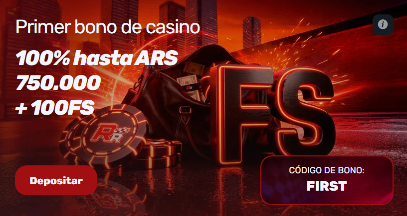 Bono de bienvenida del casino online de RedRacer