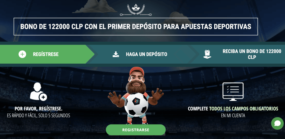 22bet bono bienvenida apuestas deportivas chile