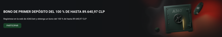 a360 bono bienvenida apuestas deportivas chile