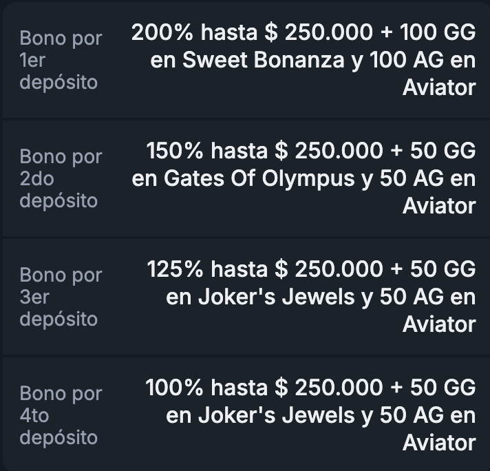 distribucion bono casino casongo