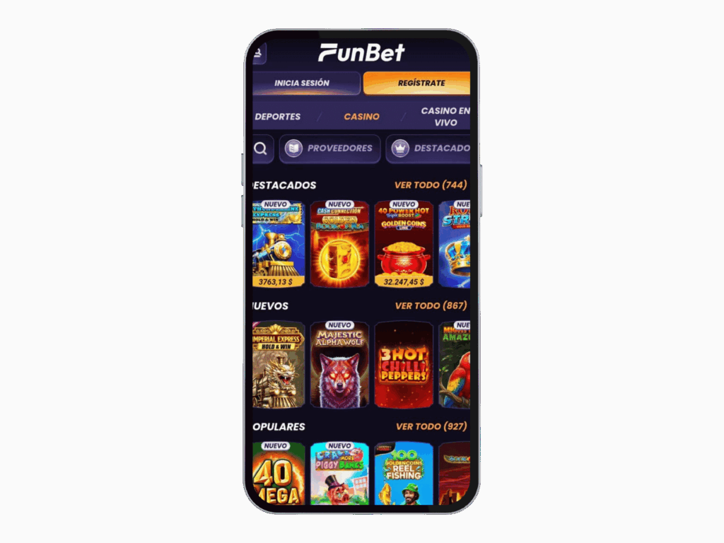 funbet vista previa movil 2