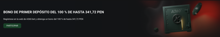 a360 bono bienvenida apuestas peru