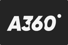 a360 logo interlinking comparison