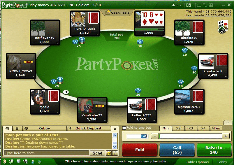 partypoker_mesa