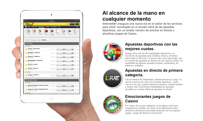 App interwetten ventajas
