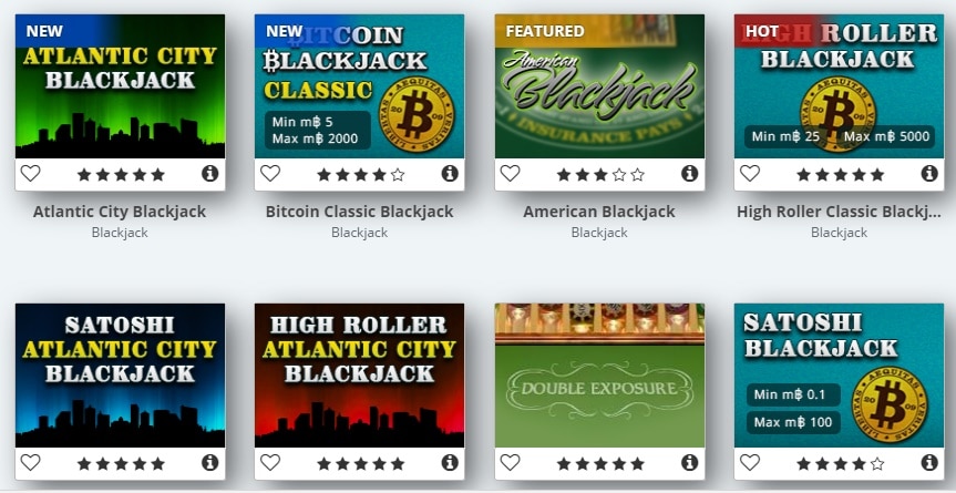 Bitcasino Blackjack