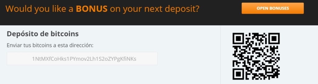 Bitcasino depósito