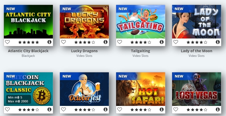 Bitcasino juegos
