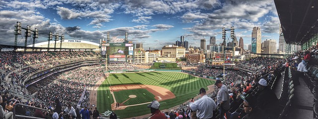 Panorámica estadio de baseball