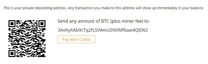 Oshi pago Bitcoin