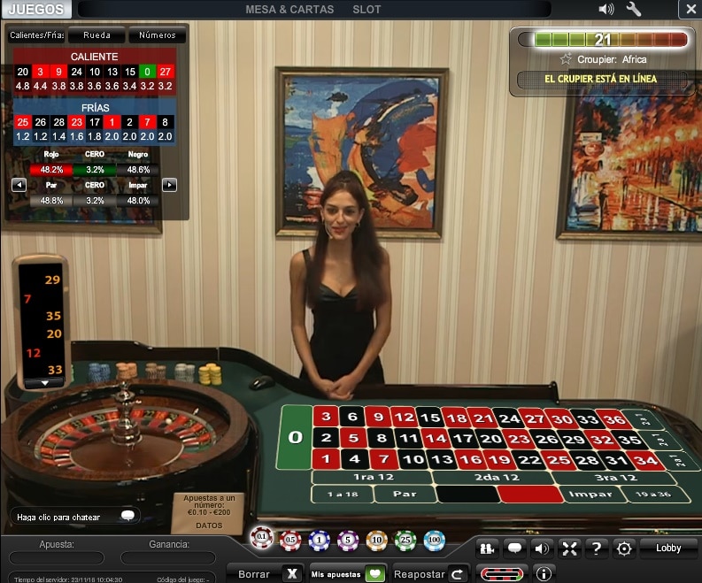 Betfair Ruleta en vivo