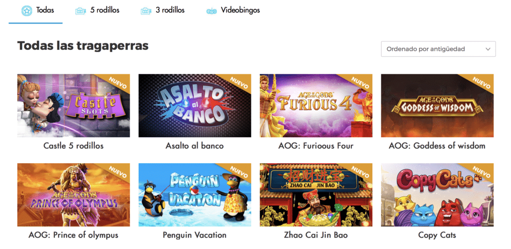 StarCasino tragaperras