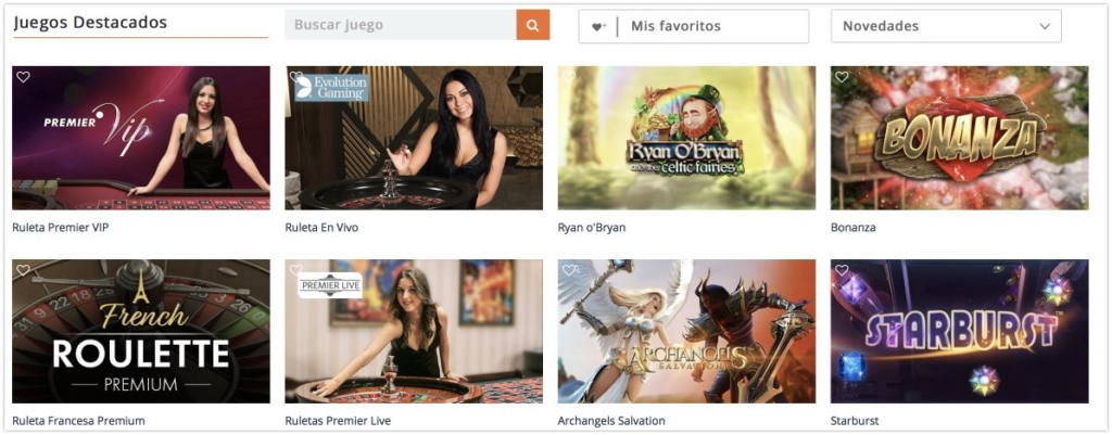 Betsson.es casino destacados