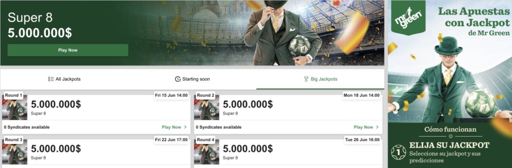 Mr Gree apuestas jackpot