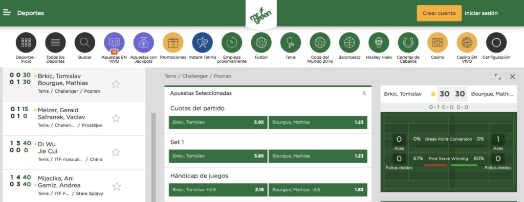 Mr Green apuestas