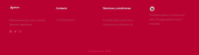 Atencion al cliente Apostium