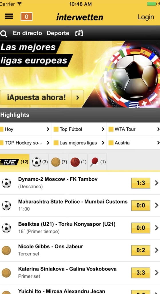 App interwetten