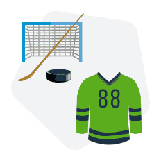 Hockey es un deporte popular en USA Hockey es un deporte popular en USA