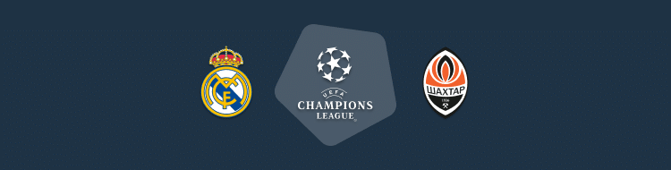Cabecera del Real Madrid vs Shakhtar de la Champions 2020/21