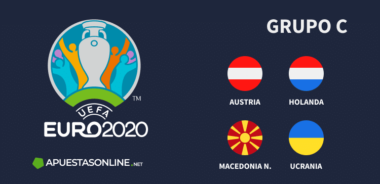 Grupo C EURO2020: Austria, Holanda, Macedonia del Norte, Ucrania