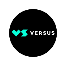 VERSUS logo two column table