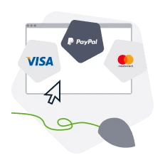 selección de PayPal para pago