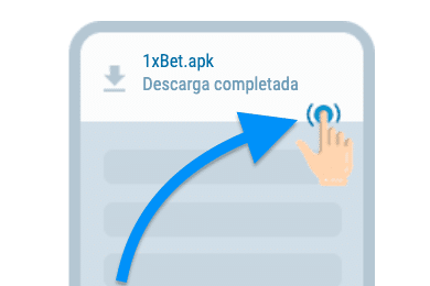 Imagen pasos como hacer para descargar la 1xBet app - instalar apk de 1xBet