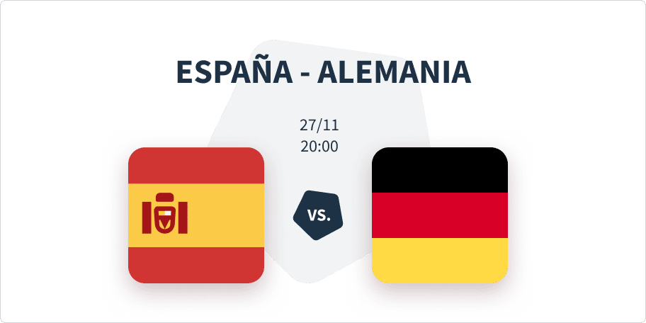 Imagen partido España vs Alemania Mundial de Qatar 2022