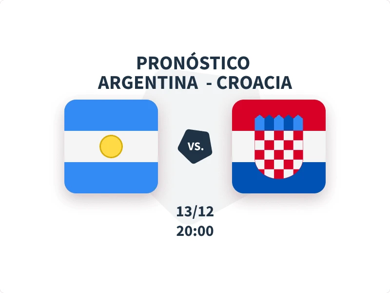 Pronóstico Argentina vs Croacia