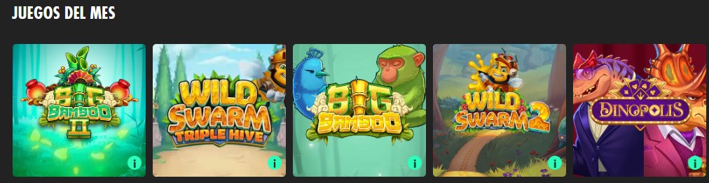 Juegos del mes de mayo en bet365 casino