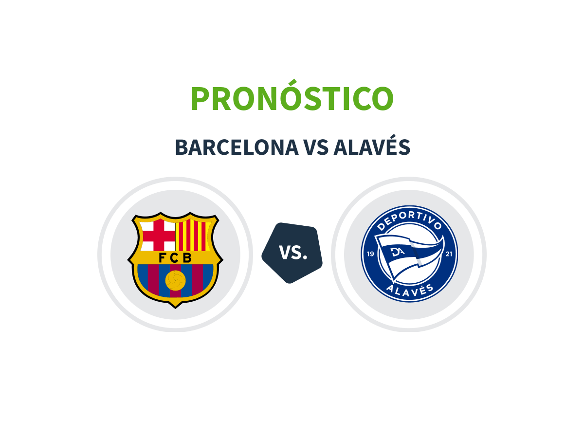 Imagen destacada pronóstico de apuestas entre el Barcelona y el Alavés