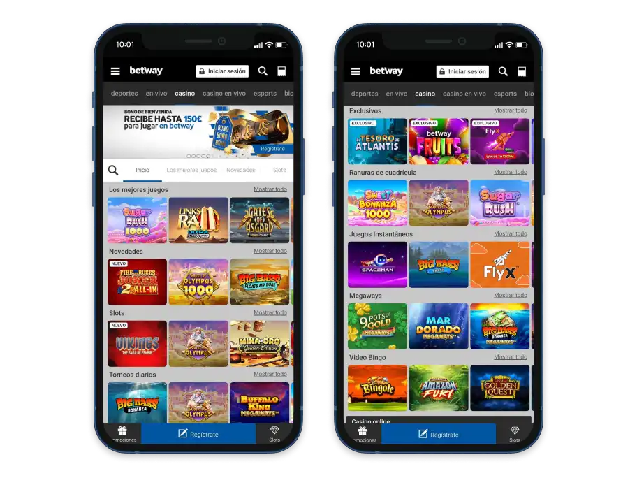 betway casino vista previa movil 1