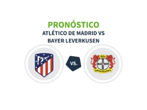 Imagen destacada pronóstico de apuestas partido de Champions entre el Atlético de Madrid y el Bayer Leverkusen