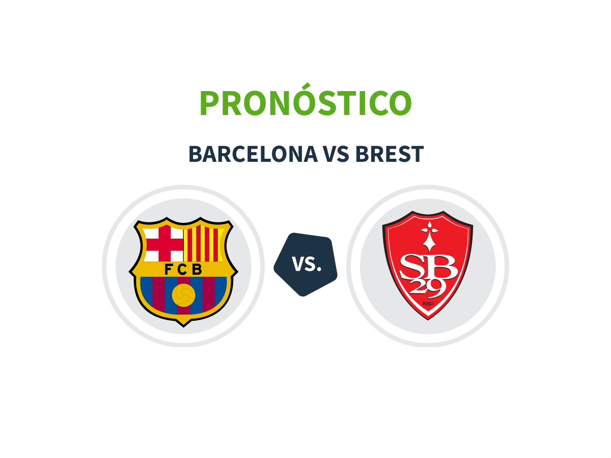 Imagen destacada pronóstico de apuestas partido de Champions entre el FC Barcelona y el Brest