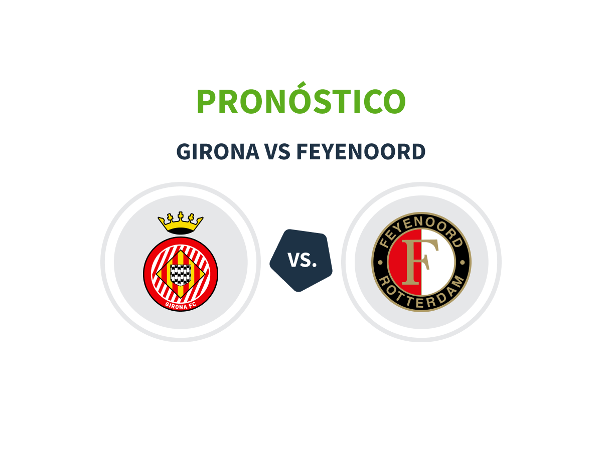 Imagen destacada pronóstico de apuestas partido de Champions entre el Girona y el Feyenoord
