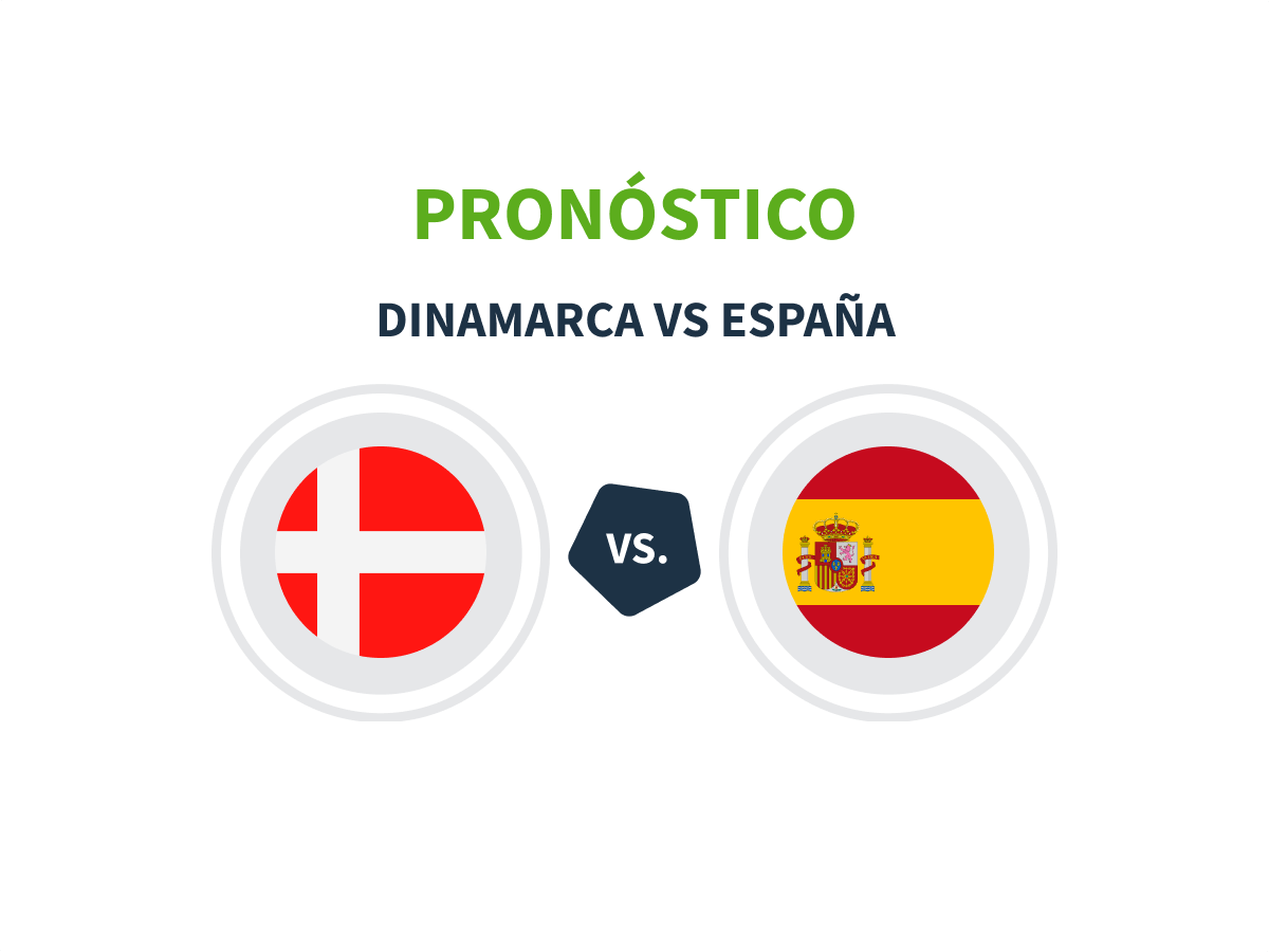 Imagen destacada pronóstico de apuestas entre las selecciones de Dinamarca y España