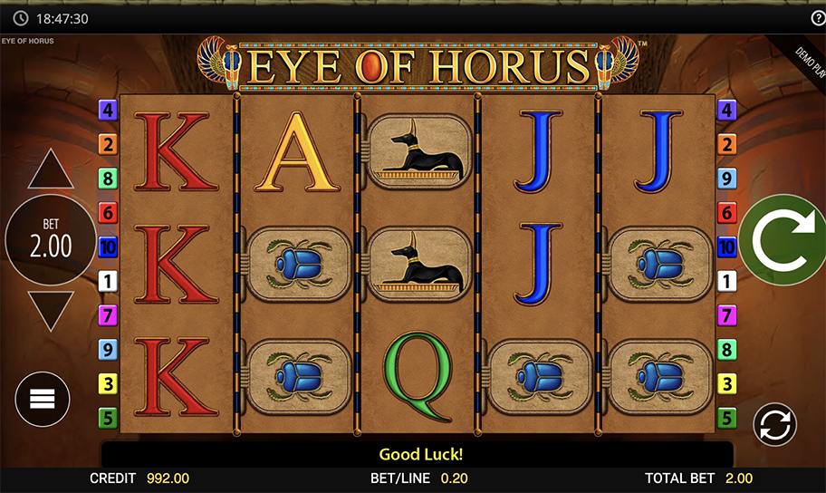 tragaperras eye of horus 3