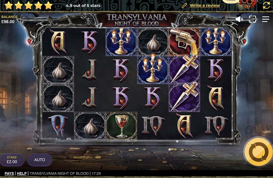 tragaperras halloween Transylvania Night of Blood 1