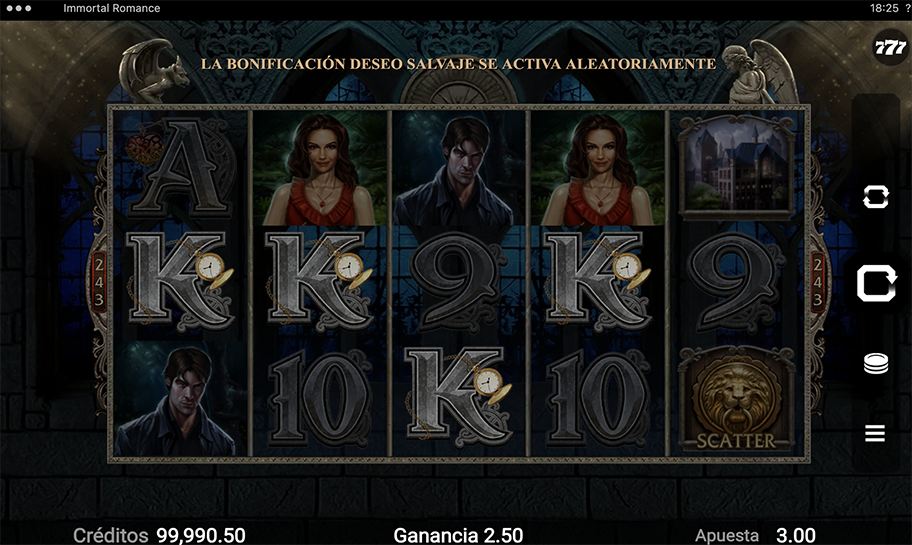 tragaperras immortal romance 2