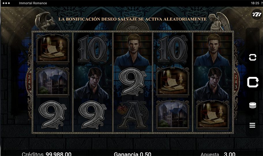 tragaperras immortal romance 3