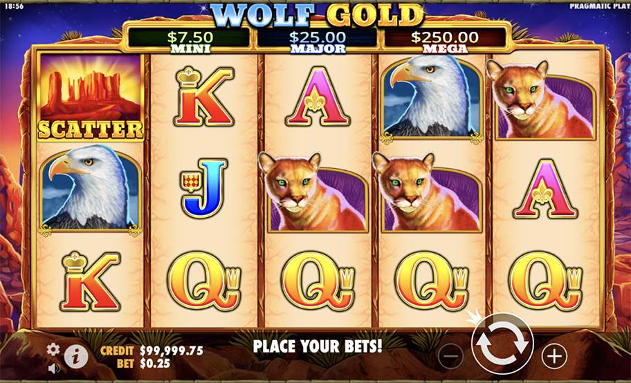 tragaperras wolf gold 1