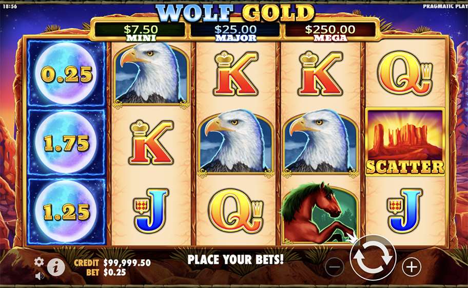 tragaperras wolf gold 2