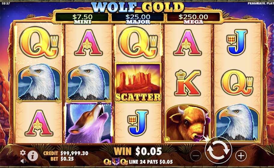 tragaperras wolf gold 3